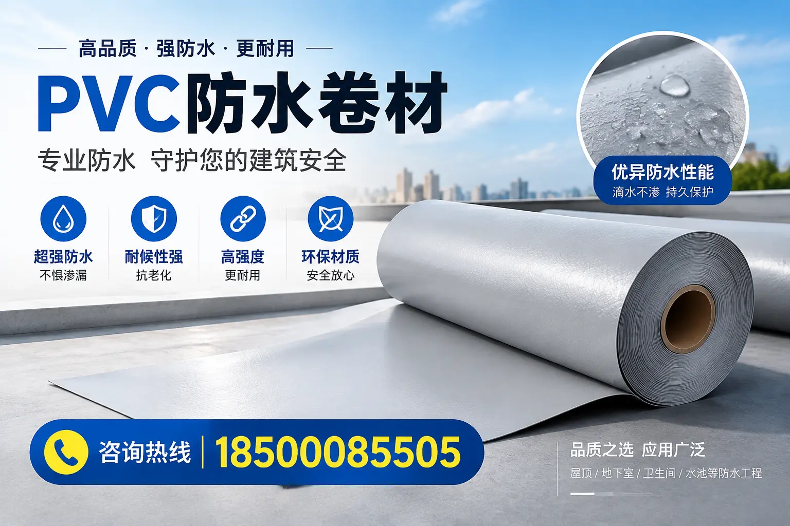 白城地区pvc防水卷材的市场现状与发展趋势